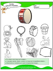 D Sesi Çalışma Sayfaları